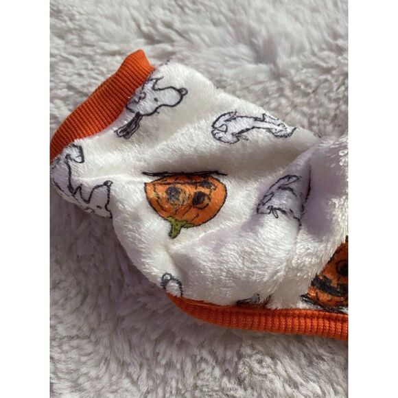 Peanuts SNOOPY Charlie Brown Halloween Trick Or Treat Velvet DOG PAJAMAS Size S - Picture 6 of 14